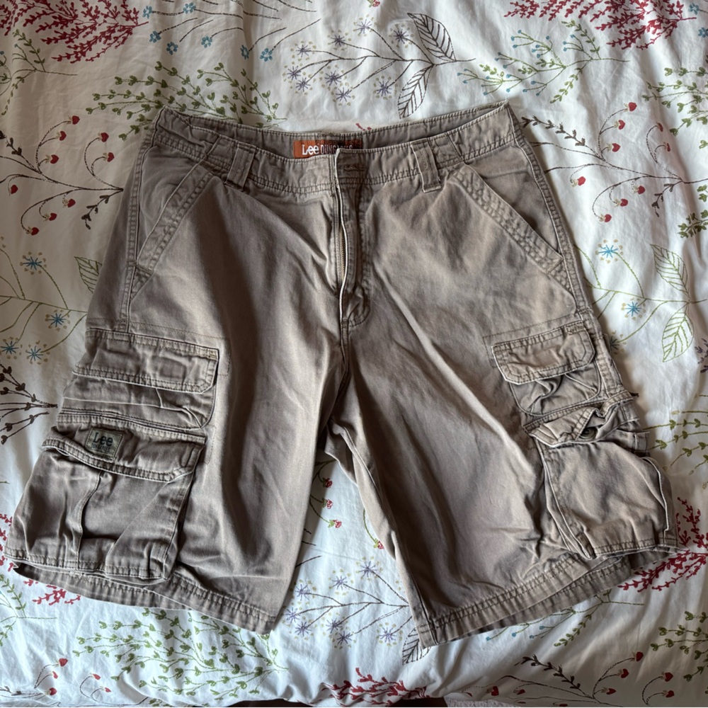 Lee Men's Khaki Cargo Shorts